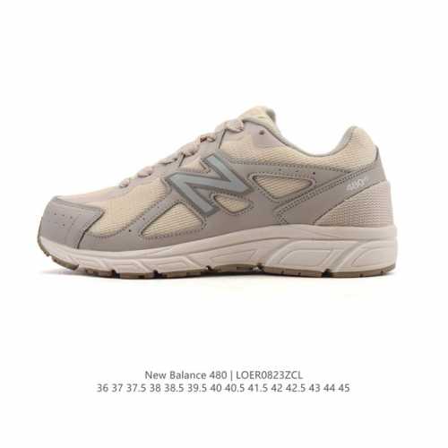 Corporate-grade New Balance Nb W480 Cream Retro Sport Running Shoes, a new rele