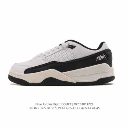 Nike Jordan Flight Court Fashionable Casual Non-Slip Durable Low-Top Sneakers Re - Click Image to Close