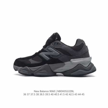 Nb New Balance Nb9060 9060 9060 9060 99X Y2K 990 Abzorb Sbs U9060Blk 36-45 Nbdj - Click Image to Close