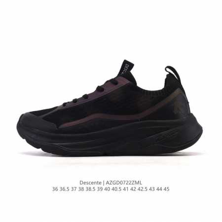 The company-grade Descente Chron retro fabric sports casual shoes for men and wo - Click Image to Close
