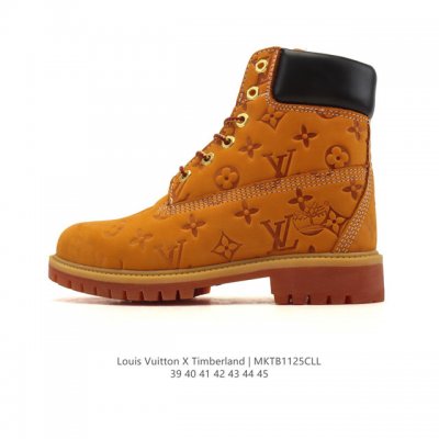 Company-grade Timberland boots, Timberland high-top combat boots, Louis Vuitton