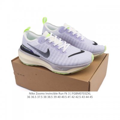Nike Zoomx Invincible Run Fk 3 functional style sports shoes thick sole height-