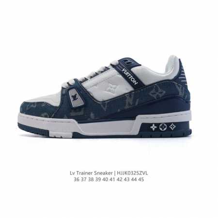 180 Louis Vuitton Lv 3D Logo Lv Louis Vuitton Trainer Sneaker Low 36-45 Hjjk0325 - Click Image to Close
