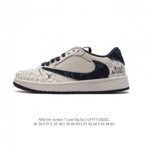 Nike Air Jordan 1 Low Og Sp Military Blue Aj1 1 Aj1 1 Aj1 1 Ts Swoosh Dm7866 36-45 : Uytt1126Zzl