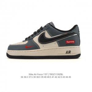 Nike Air Force 1 '07 Low, a versatile, platform, low-top, casual athletic sneak