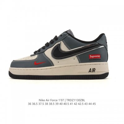 Nike Air Force 1 '07 Low, a versatile, platform, low-top, casual athletic sneak