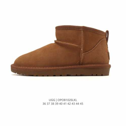 Company-grade Ugg snow boots, mid-top, fashionable, comfortable, thick-soled, he