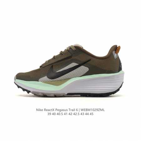 Company Grade Nike Reactx Pegasustrail 6 Men's Trail Running Shoes, Summer New A - Click Image to Close