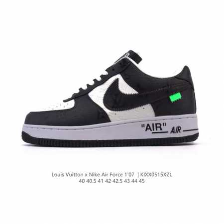Corporate Louis Vuitton X Nike Air Force 1 Low Louis Vuitton Joint White Shoes N - Click Image to Close