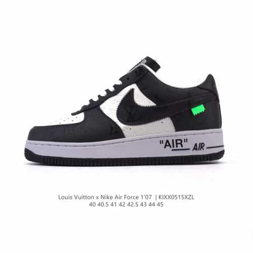Corporate Louis Vuitton X Nike Air Force 1 Low Louis Vuitton Joint White Shoes N