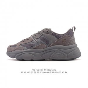 Company-level Fila men's and women's dad shoes, the Fila Fusion thick-soled, hei