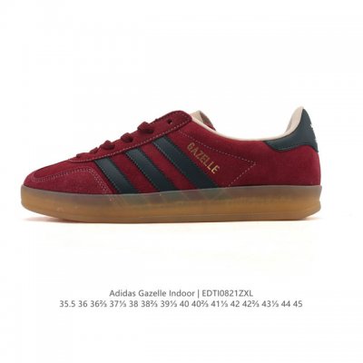 Adidas Originals Gazelle Indoor Retro Trefoil Non-slip Transparent Rubber Sneak