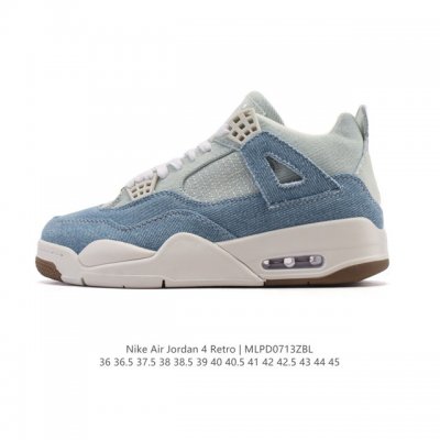 Nike Air Jordan 4 Retro Og canvas sports basketball shoes Aj4 Jordan 4 generatio