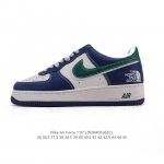 Nike Air Force 1 '07 Low Air Force One White Shoes With Air Cushion. New Style F