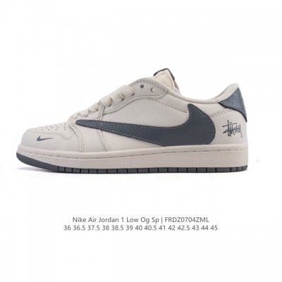 Company-level genuine Nike Air Jordan 1 Low Og Sp Military Blue Aj1 Joe 1 rever