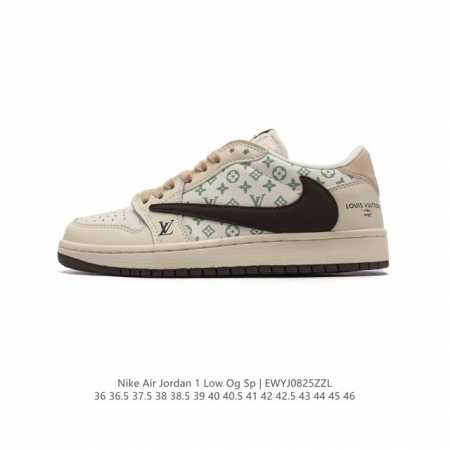 Nike Air Jordan 1 Low Og Sp Military Blue Aj1 1 Aj1 1 Aj1 1 Ts Swoosh Dm7866 36 - Click Image to Close