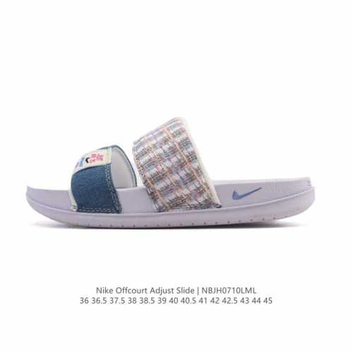 Nike Offcourt Adjust Slide Anti-slip wear-resistant shock-absorbing Velcro water