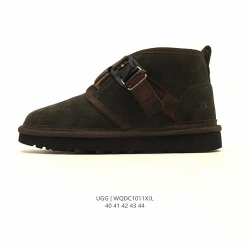 Company-grade Ugg men's snow boots, made in Guangdong. Features a TPU molded upp