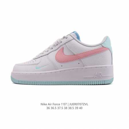 Genuine Nike Air Force 1 '07 Low Air Force One white shoes with air cushion, lo - Click Image to Close