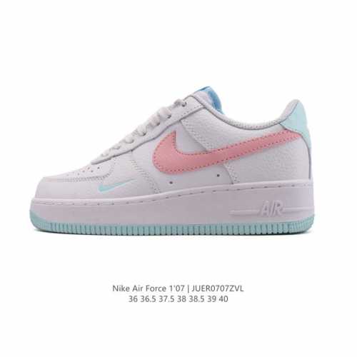 Genuine Nike Air Force 1 '07 Low Air Force One white shoes with air cushion, lo