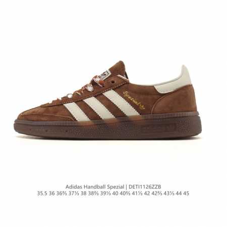 Adidas Handball Spezial Low-Top Adidas Originals Retro Casual Sneakers, featurin - Click Image to Close