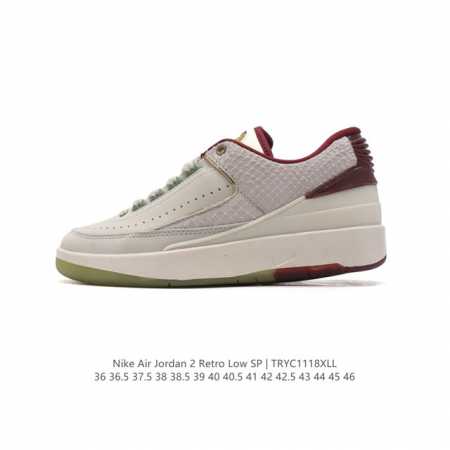Nike Air Jordan 2 Retro Sp 2 aj2 Aj2 80 Dv9956-118 36-46 Tryc1118 - Click Image to Close
