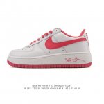 Nike Air Force 1 '07 Low, a versatile, platform, low-top white sneaker with cush