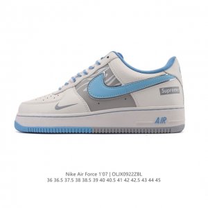 Nike Air Force 1 '07 Low, a versatile, low-top, cushioned white sneaker with a
