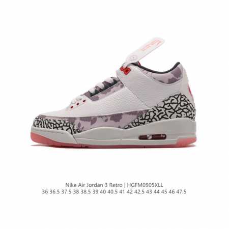 Aj3 Nike Air Jordan 3 Retro Se 3 3 Aj 1988 Nike Air Hm6993-100 36-47.5 Hgfm0905 - Click Image to Close