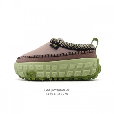 Ugg cotton snow boots with wheel tire soles offer a playful and versatile design