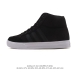 Adidas Vs Set Men's High-Top Anti-Skateboard Shoes, Casual Basketball Shoes wit