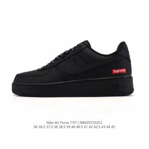 Authentic Nike Air Force 1 '07 Low, a versatile, low-top, thick-soled, height-en