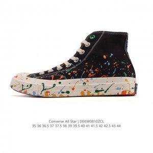 Converse Official Chuck 70 High-Top Colorful Splash-Ink Printed Canvas Couple's
