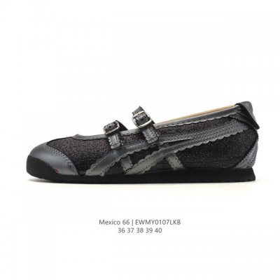New Arrival: Onitsuka Tiger Mexico 66 Tgrs Mary Jane Ballet Running Shoes. The O