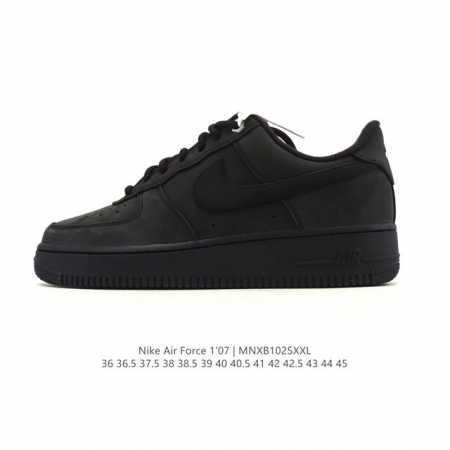 Company-grade Nike Air Force 1 '07 Low platform sneakers, featuring a thick sole - Click Image to Close