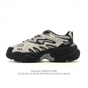 Company-grade Fila Fusion men's and women's shoes, platform platform, versatile