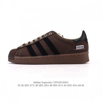 New Adidas Superstar Trefoil Classic Shell Toe Series New Casual Sneakers Trendy