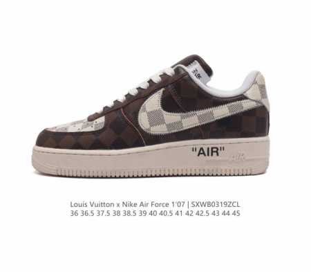 Louis Vuitton X Nike Air Force 1 Low Af1 force 1 Ld0232 36 36.5 37.5 38 38.5 39 - Click Image to Close