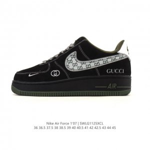 Company-grade Nike Air Force 1 '07 Low, 2025 new style, thick-soled, height-inc