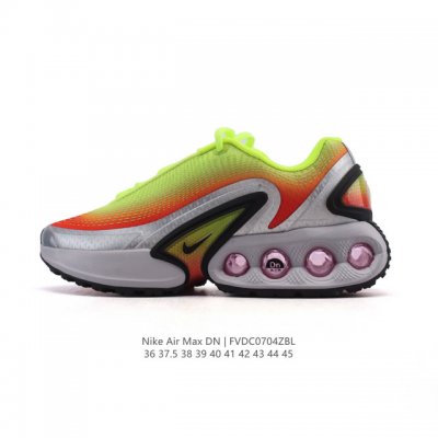 The new Nike Air Max Dn sneakers are fashionable running shoes, and the pod-sha