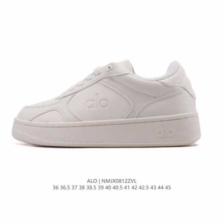 Company-level Alo Yoga Recovery Mode. Comfortable, minimalist white sneakers wit - Click Image to Close