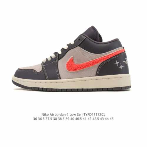 Nike Air Jordan 1 Low AJ1, a low-top retro-style casual basketball shoe. Inspir