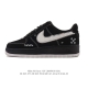 Company-grade Nike Air Force 1 '07 Low platform sneakers, featuring a thick sole
