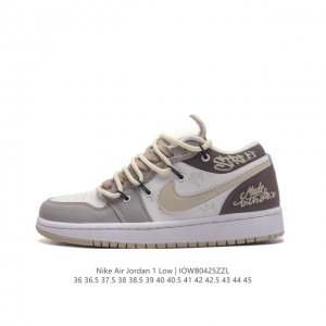 Nike sole nike Air Jordan 1 Low Gs White Black Phosphor Aj1 553558 36 36.5 37.5