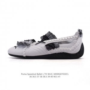 Puma Speedcat Ballet Ballet Shoes Mary Jane Shoes Women's Sports Casual Shoes Pu
