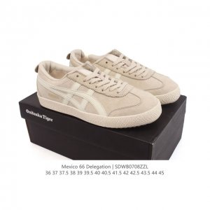 Genuine ASICS Mexico 66 Delegation casual fashion sports shoes are upgraded wit