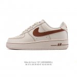 Nike Air Force 1 '07 Low White Air Force One Shoes, Low-Top, Versatile Thick-So