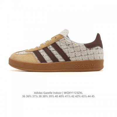Adidas Originals Gazelle Indoor Retro Trefoil Transparent Rubber Sneakers - Cla
