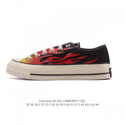 Converse 1970S Zebra Flame Low-Top Men's and Women's Canvas Sneakers Sizes: 35-4