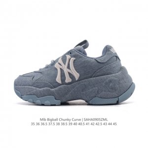 Corporate-level MLB Bigball Chunky New York Yankees thick-soled height-enhancin